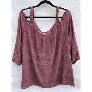 Denver Hayes Open Shoulder Blouse Shirt Top